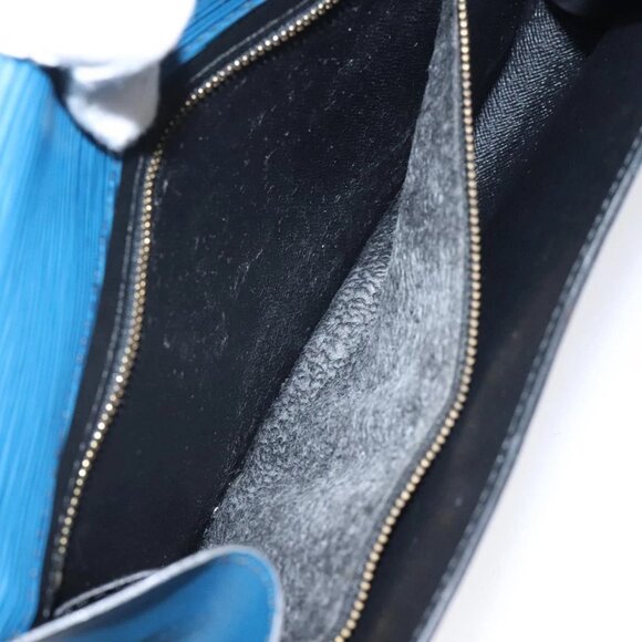 LOUIS VUITTON Epi Art Deco Clutch Bag Blue - Picture 12 of 16